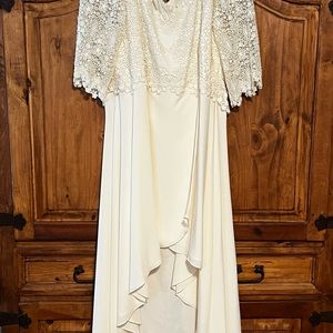 Two piece wedding dress Plus size bridal 2XL/XXL